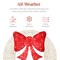 Best Choice Products 36in Pre-Lit Outdoor Christmas Wreath, LED Metal Holiday Décor w/ 120 Lights, Bow